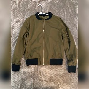 Green Bomber Jacket